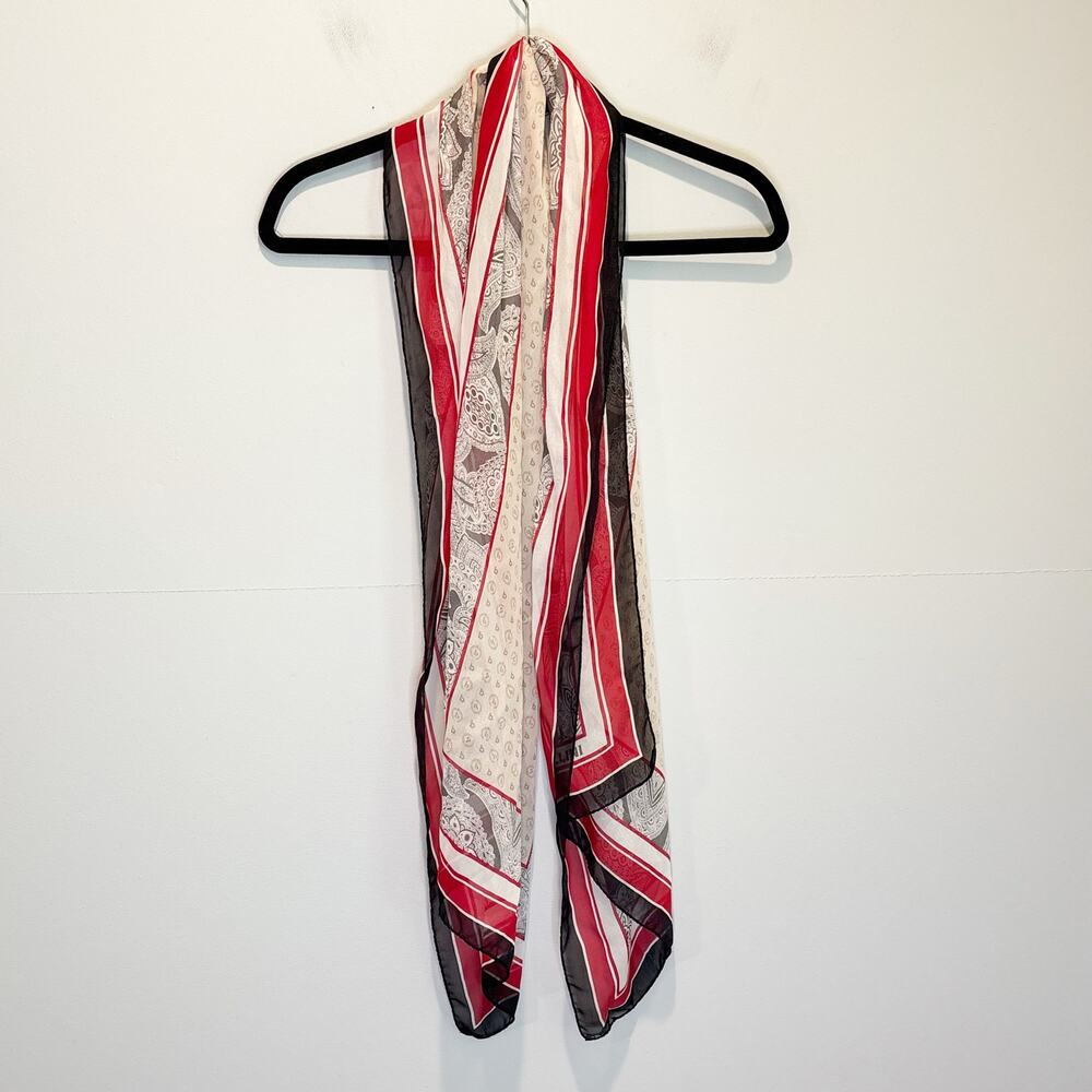 Pollini Printed Logo Scarf